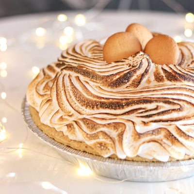 9" Dada's Banana Cream Pie | Delicious Cream Pie | Las Vegas Thanksgiving Pies | Delivery Cakes & Dessert Bars Rolling In Dough Bakery 