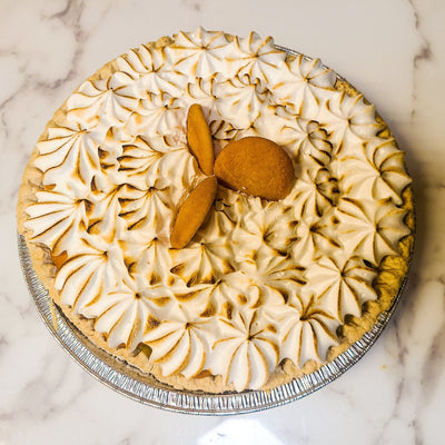 9" Dada's Banana Cream Pie | Delicious Cream Pie | Las Vegas Thanksgiving Pies | Delivery Cakes & Dessert Bars Rolling In Dough Bakery 