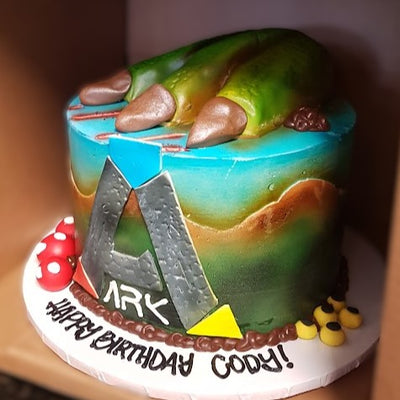 Ark Survival Cake
Gamer Cake
Video Game Cake
Boys Birthday Cake