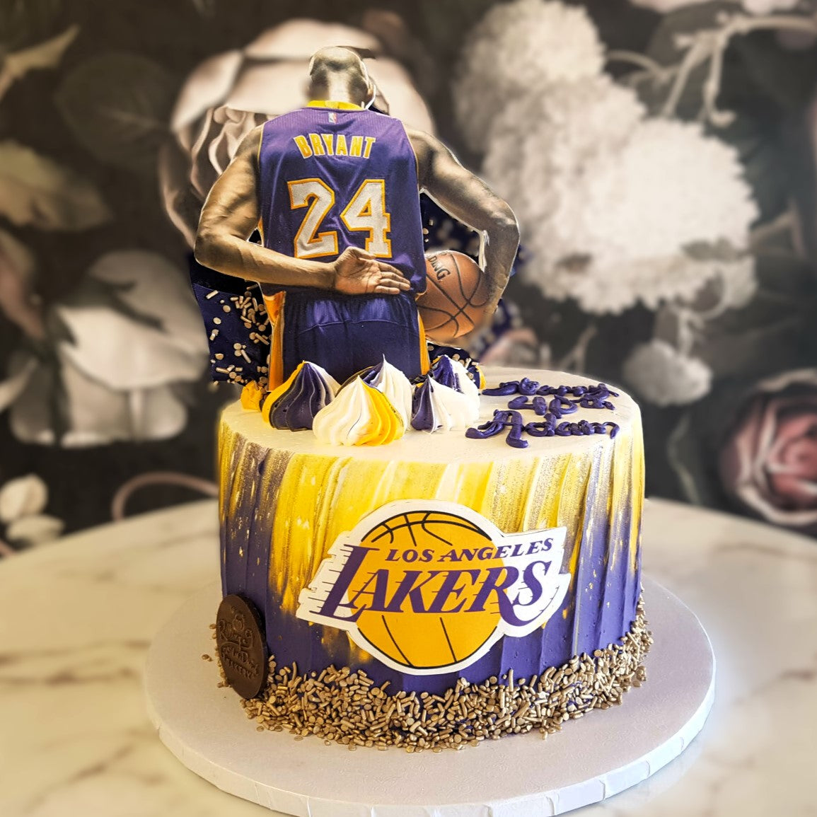 Kobe Bryant, Black Mamba, LA Lakers, Basketball, Sports cake, Mens celebration, Mens birthday, Cake delivery Vegas 