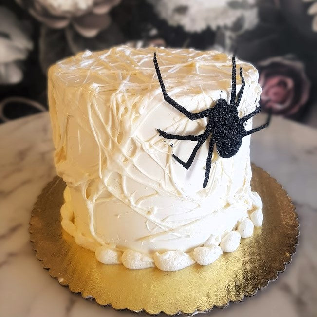 Halloween Cake, Holiday cake vegas, bakery near me, cake delivery vegas, halloween party cake, Big Black spider cake