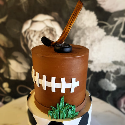 Soccer cake, football cake, sports, hobbies, mens cake, superbowl, bakery vegas 