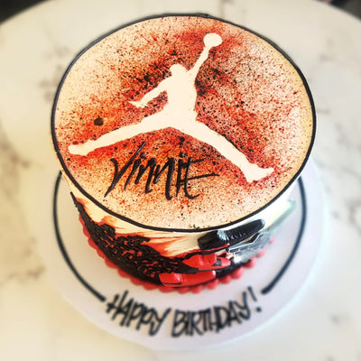 Jordan Air, Basketball, Sports cake, Mens celebration, Mens birthday, Cake delivery Vegas 