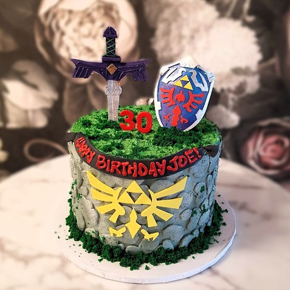 Legend of Zelda Gamer Cake, Boys Cake Vegas