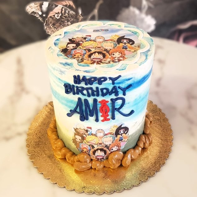 One Piece Cake, Anime Cake, Bakery Near Me, Best Cake Vegas, Luffy, Zoro, Nami