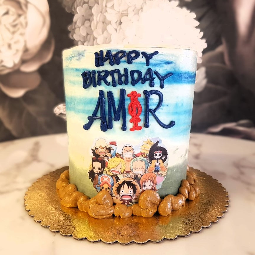 One Piece Cake, Anime Cake, Bakery Near Me, Best Cake Vegas, Luffy, Zoro, Nami