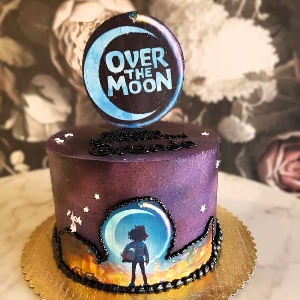 Favorite movie cake, Over the moon cake, boys cake, teens cake, bakery near me, best of vegas