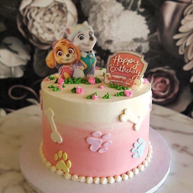 Paw Patrol Skye and Everest Cake, Cute Kids Cake, Vegas Cake