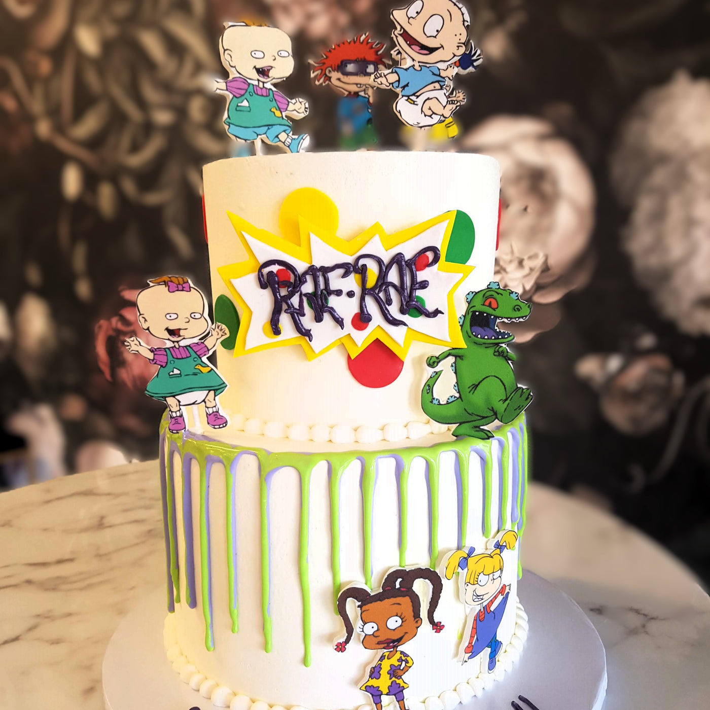 Tommy, Chuckie, Angelica, Reptar, Rugrats Cake, Kids Favorite, Nostalgic cakes, Cake delivery vegas