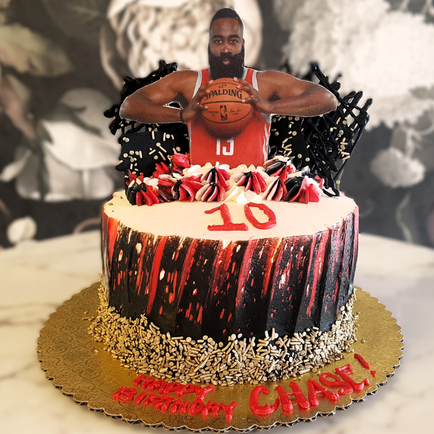 James Harden, LA Clippers, Basketball, Sports cake, Mens celebration, Mens birthday, Cake delivery Vegas 