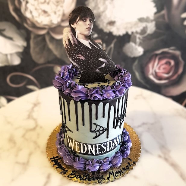 Wednesday Addams, TV Series Cake, Best Cake Vegas, Bakery Near Me