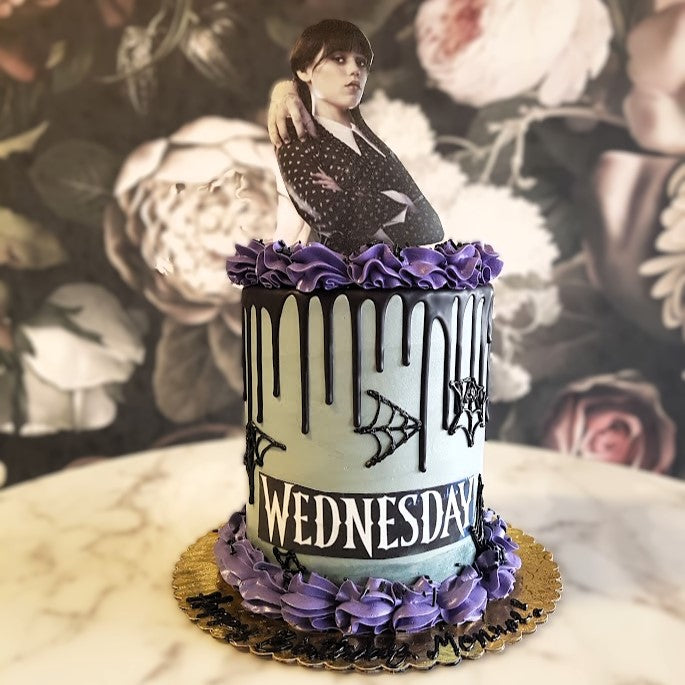 Wednesday Addams, TV Series Cake, Best Cake Vegas, Bakery Near Me