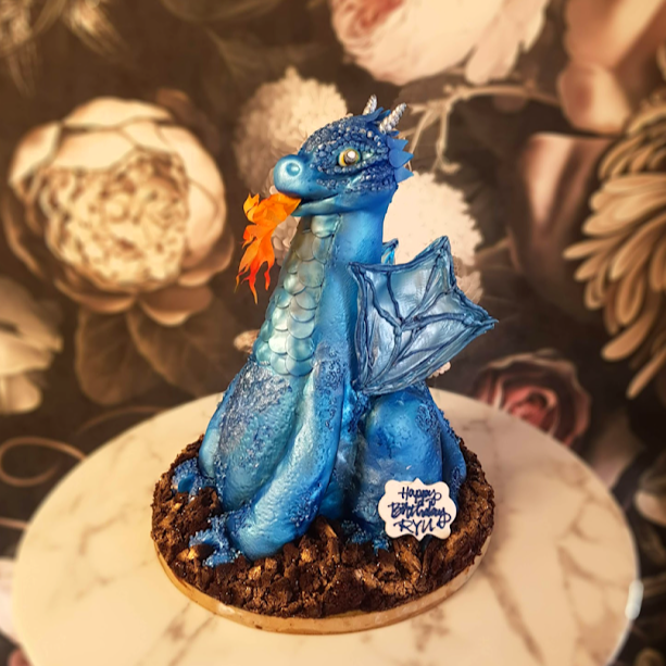 Wings of Fire Sculpted Cake