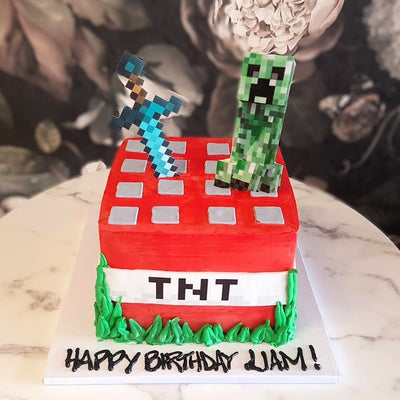 Minecraft Cake, Cool Cake Vegas, Kids Cake Vegas, Bakery Near Me