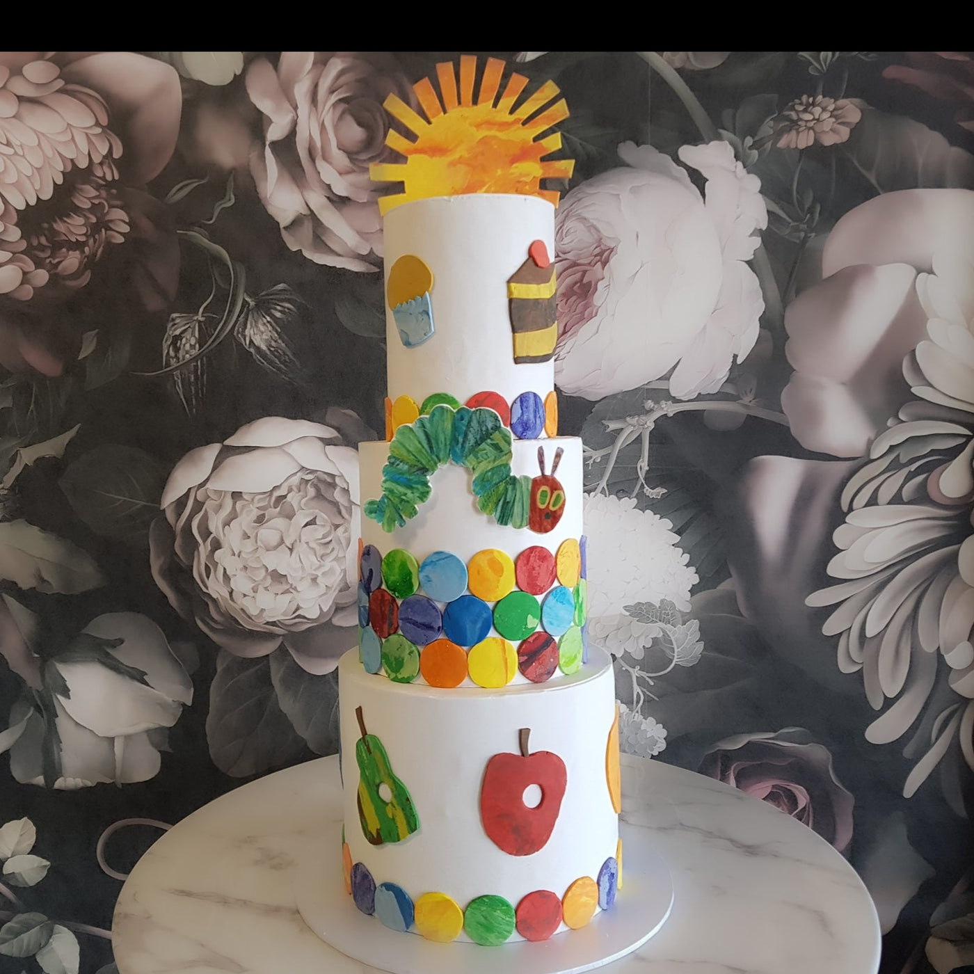 The Very Hungry Caterpillar Cake | Toddler Birthday Cake | First Birth ...